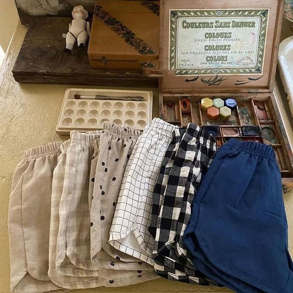 

baby shorts fashion all match kids pants korean summer 2021 boy short pure cotton toddler girl 0-2t outfit, Black