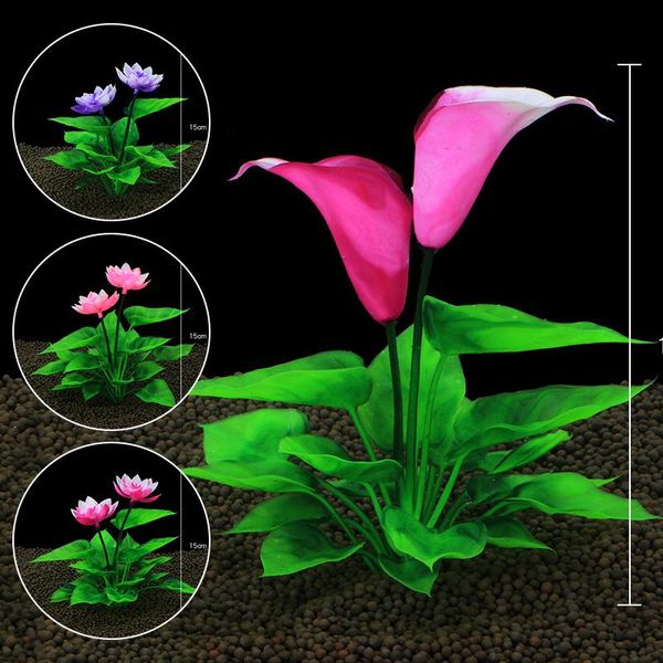 

plastic no harm long simulation aquarium green fake water grass fish tank ornament decoration artificial plant decorations