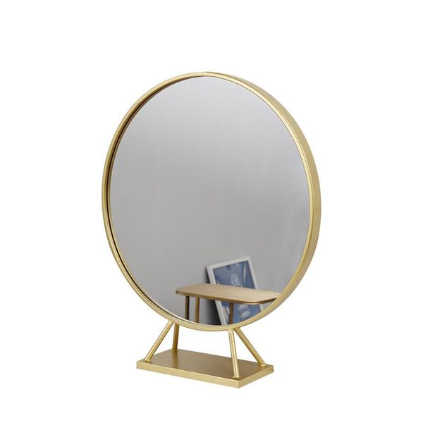 

mirrors dressing table mirror golden double-sided makeup