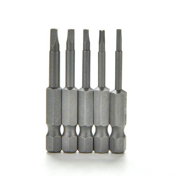 

cell phone repairing tools 5pcs/set anti slip magnetic triangle head screwdriver bit 1/4" s2 steel hex shank electric power tool access