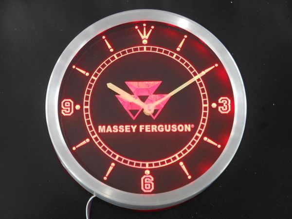 

wall clocks nc0177 massey ferguson tractor neon light signs led clock