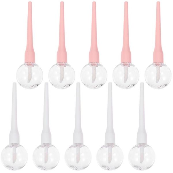 

storage bottles & jars 10pcs empty lip gloss tube lipstick bottle lollipop shaped