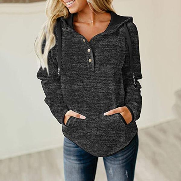 

women's hoodies & sweatshirts women 2021 warm fleece hooded fluffy sweatshirt zipper winter jumper female casual, Black