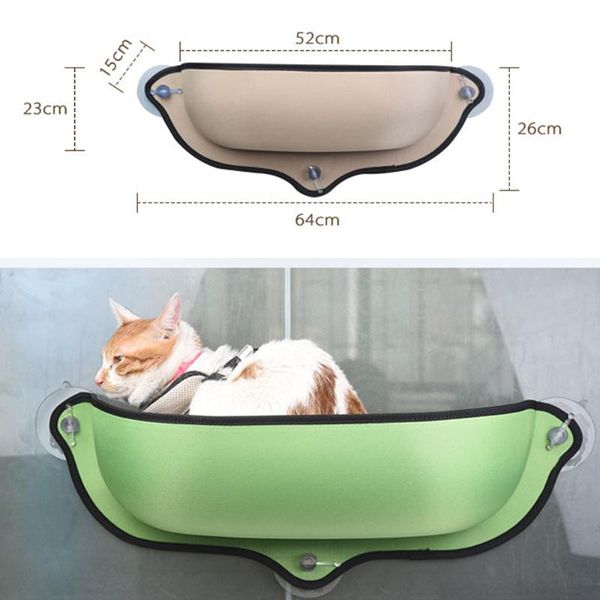 

cat beds & furniture window hammock bed firm pod lounger suction cups warm beautiful pet rest house soft and comfortable ferret cage