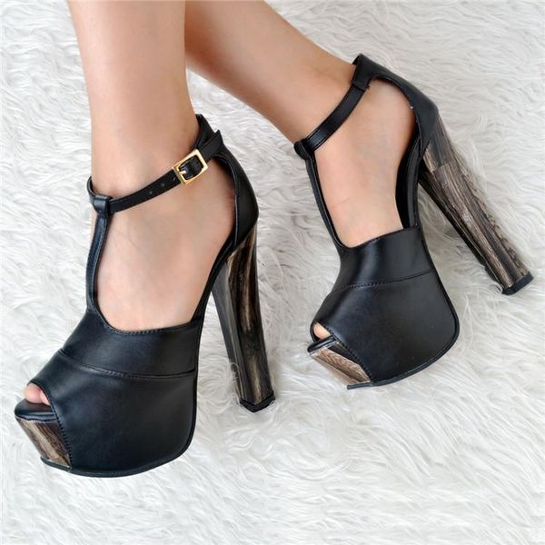 

size35-43 women's high heel sandals gladiator shoes women lady black platform heels summer dress