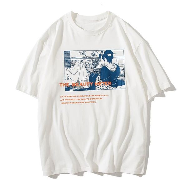 

men's t-shirts shir men men clohing ee shir homme summer shor sleeves funny sweashir fashion loose t-shir o2gc, White;black