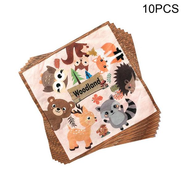 

disposable dinnerware lightweight cute for kids bbq wedding wild woodland animals picnics birthday supplies party tableware plate paper