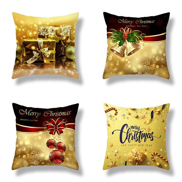 

cushion/decorative pillow merry christmas plush throw cover decoative festival cushion home decor living room square pillowcase funda cojin