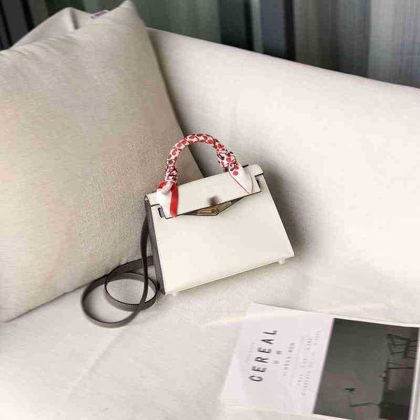 

classic flower h designer handbag one shoulder messenger mini summer 2121 new versatile leather portable color matching kelys women's b