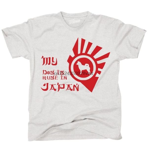 

fashion t-shirt akita inu shiba - japan my dog is huge in siviwonder hund t shirt men's t-shirts, White;black