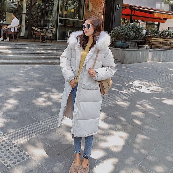 

women's trench coats long warm thick female jacket winter women wadded down outwear chaqueta mujer coat parka, Tan;black