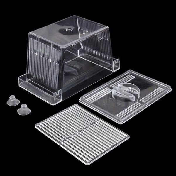 

aquariums 2021 incubator aquarium hanging hatchery box fish tank breeding transparent acrylic holder