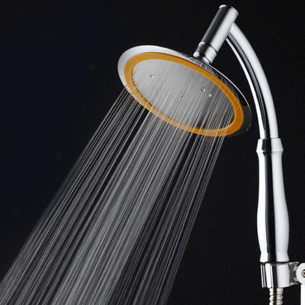 

bathroom shower sets 6 inch head rainfall high pressure 360 adjustable large round big sprayer hand held
