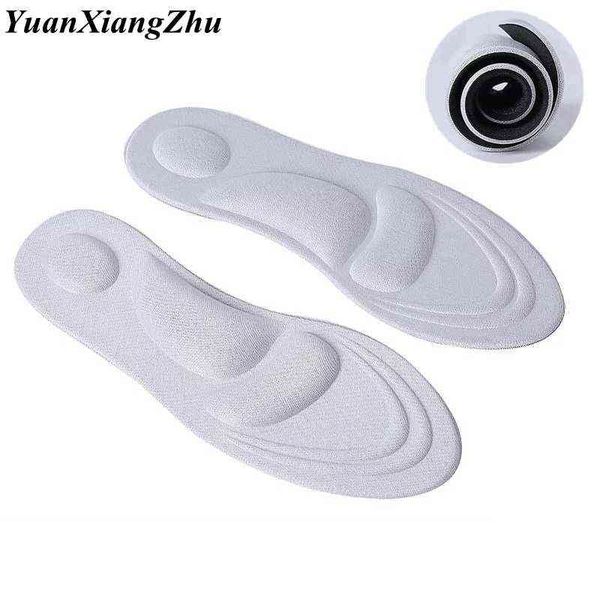 

4d stretch breathable deodorant running cushion insoles for feet man women insoles for shoes sole orthopedic pad nd1 h1106, White;pink