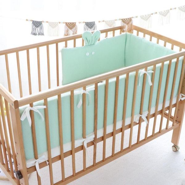 

bedding sets 2.2m/2m one piece baby crib liner nursery decor for babies cot bumper bed barriers fence cloth room pillow protector