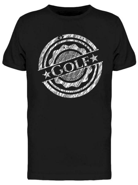 

golf written with chalkboard tee men's -image by shutterstock, White;black