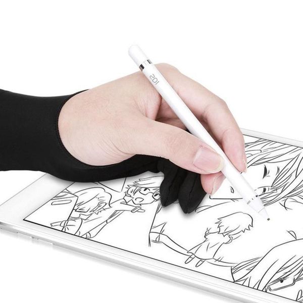

disposable gloves 2pcs anti-fouling drawing glove monitor digital tablet light box tracing board for graphics pen size #