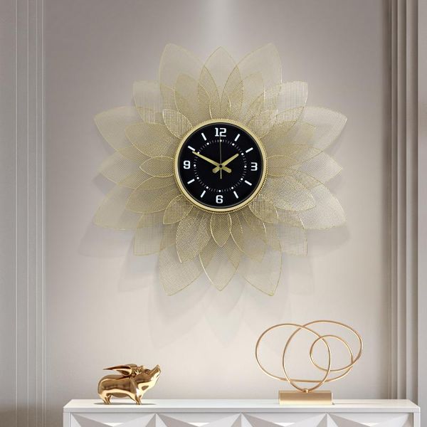 

70cm nordic clock wall modern design mute restaurant home fashion decorative quartz big on the clocks