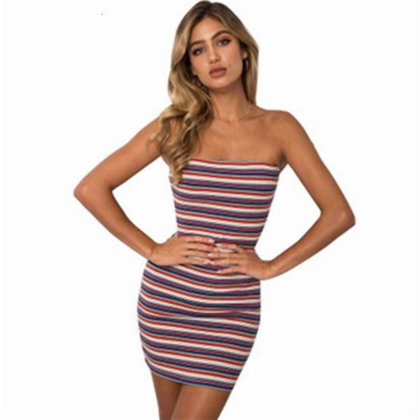 

two piece dress summer women's wear striped skirt short jnid, White