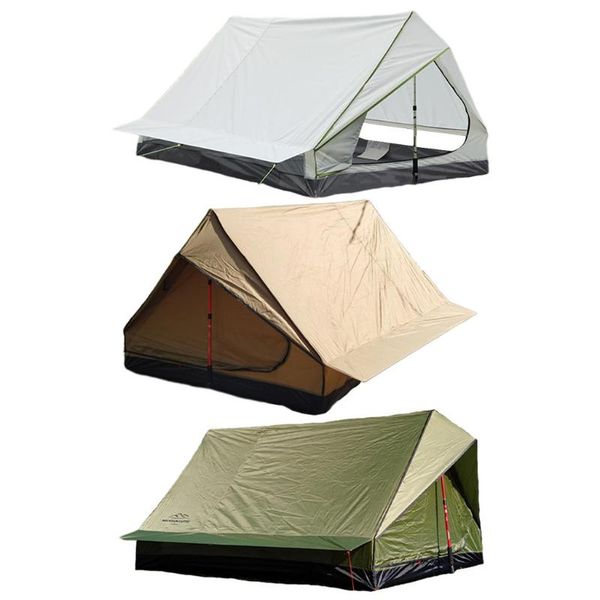 

tents and shelters light bush craft shelter backpack tent 2 people waterproof ripstop