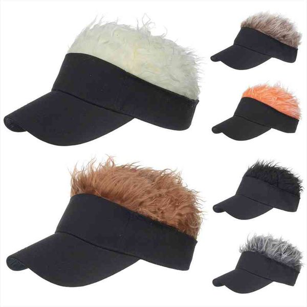 

fashion hat wig baseball spring sun shade hat cool handsome sports dad russian, Blue;gray
