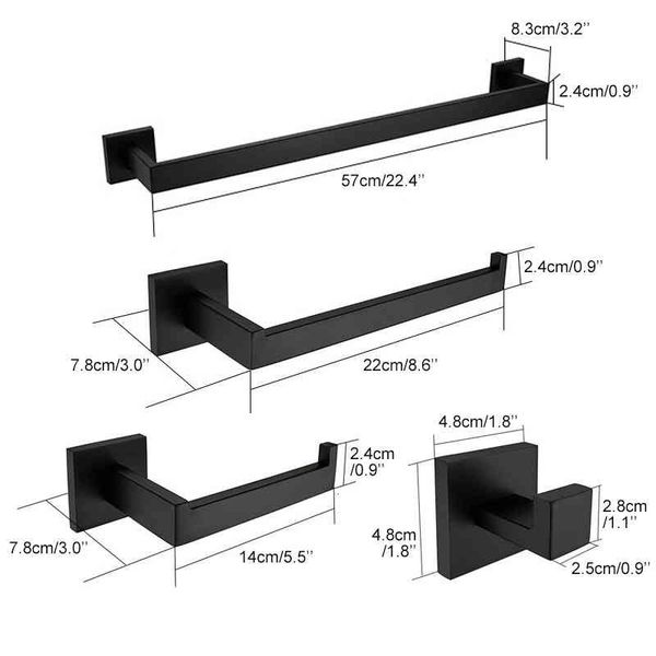 

other bath & toilet supplies matte black room hardware set robe hook towel bar paper holder room accessories el990s ay14