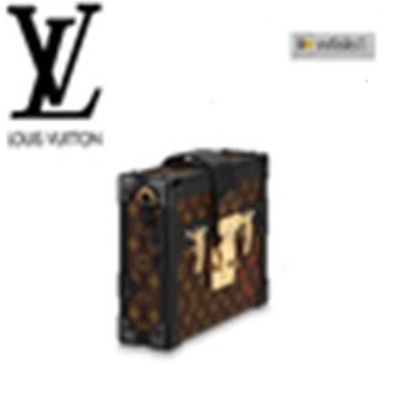 

totes brand designer luxury cross kmva m44199 petite malle body women handbags iconic bag bags handles shoulder clutches bags evening, Red;black