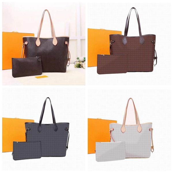 

2pcs set composite totes women handbags luxurys designers ladies shoulder bags handbag lady clutch purse bag credit card holder coin purses
