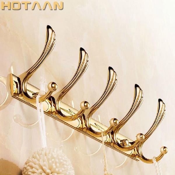 

robe hooks hook, elegant bathroom wall mounted hanger rack clothes hat holder kitchen home organizer yt-3003