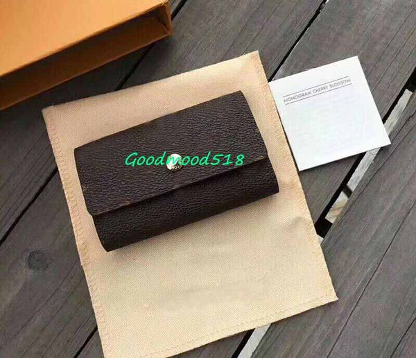 

lady 4colors key purse pouch damier canvas wallet women's 6 key holder coin purses genuine leather men card holders serial number walle, Red;blue