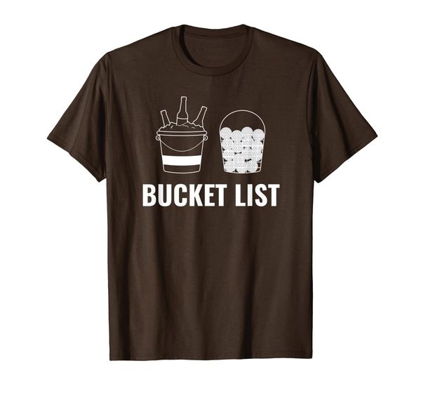 

Play Golf Drink Beer Bucket List Funny Gift Idea Shirt T-Shirt, Mainly pictures