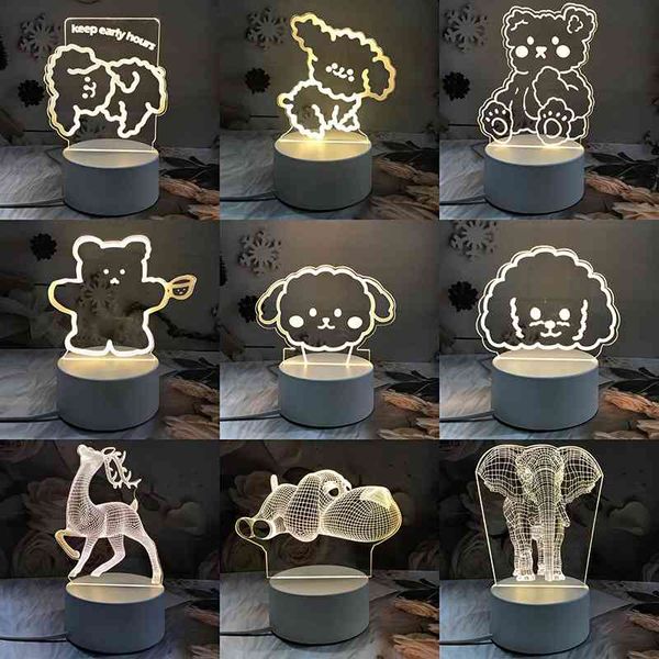 

creative 3d night light, small lamp, gift from children's day