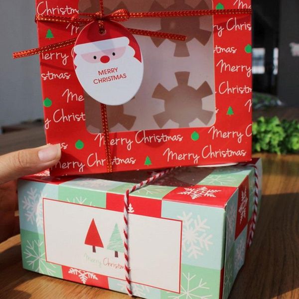 

arrival craft paper cake box packaging 4 cupcakes boxes wedding/birthday home party pastry gift 5pcs wrap