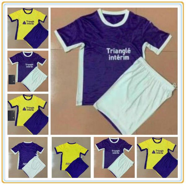 

21 men+kids 20 fc toulouse soccer jerseys home away third 2021 sangare 17 diakite 19 kone 34 gradel 7 said 25 sylla 12 football kits, Black