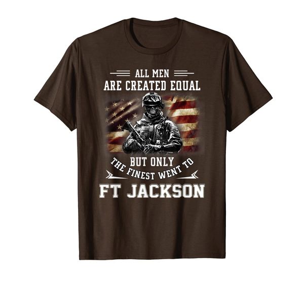 

The Finest Went To Fort Jackson Shirt Military Boot Camp Tee, Mainly pictures