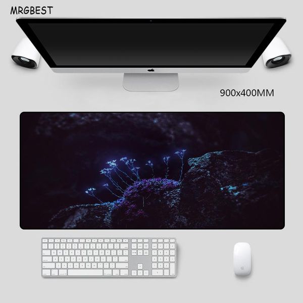 

mouse pads & wrist rests mrg large pad deep color stars po thermal transfer non-slip nature rubber with locked edge mats for gamer