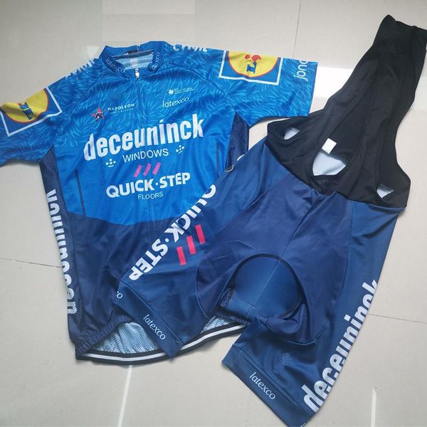 

racing sets team quick step deceuninck 2021 pro cycling jersey short sleeve men clothing set summer bike wear maillot bicycle, Black;blue