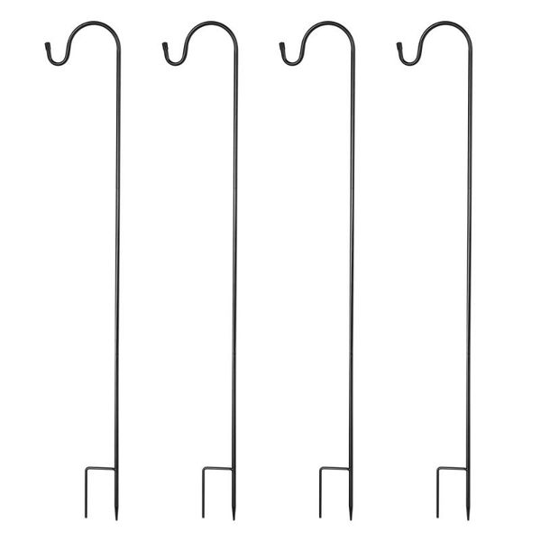 

hooks & rails yarnow 4pcs shepherd garden stakes plant lanterns hanger hanging hook