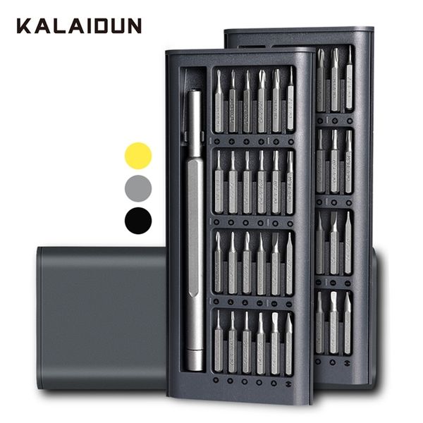 KALAIDUN 25 in 1 Set di cacciaviti Punte a vite di precisione Kit di cacciaviti magnetici Strumenti multipli per utensili manuali per la riparazione di telefoni cellulari 211110