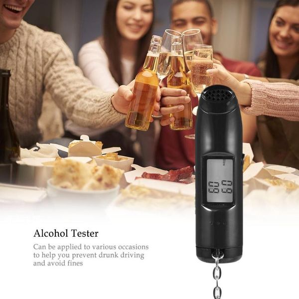 

alcoholism test breathalyzer alcohol tester usb charger detection device professional lcd screen car accessories