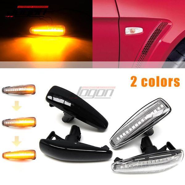 

for mitsubishi lancer evolution evo x outlander sport rvr asx mirage 2014+ led dynamic turn signal light side fender marker lamp emergency l