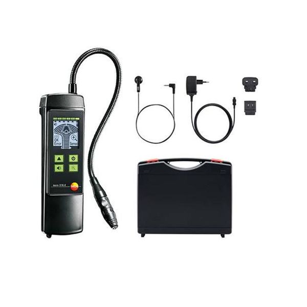 

gas analyzers testo 316-4 kit 1 led halogen leak detector 0563 3164 for refrigerants cfc, hfc, hcfc and h2