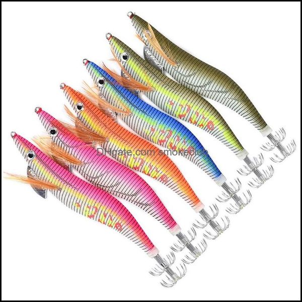 

baits lures sports & outdoors 6pcs glow in the drak shrimp squid jig fishing lure pn hooks bait tackle 8 10 12 15cm for cuttlefish ocs 8