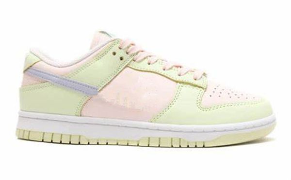 

skateboard shoes dnks low light soft pink lime ice skateboarding leisure shoes outdoor sneakers sports ship shoebox size 36-46