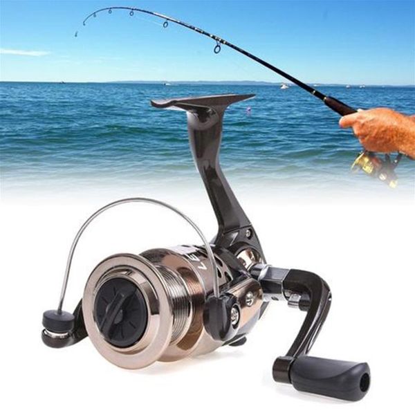 

sea fishing reel freshwater saltwater spinning spool 5.2:1 gear ratio tackles gf1000 baitcasting reels