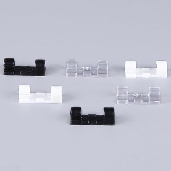 

hooks & rails 20pcs 3 color bracket fix trim wrap wire clips practical creative office home supplies cord power line holder cable clamp