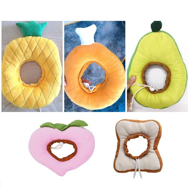 

cat collars & leads pet elizabeth circle collar avocado bread soft cotton adjustable dog protective anti-bite neck cone recovery