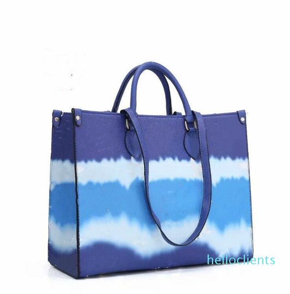 

multicolor new fashion casual handbag shoulder bag classic graffiti classic women bag large capacity