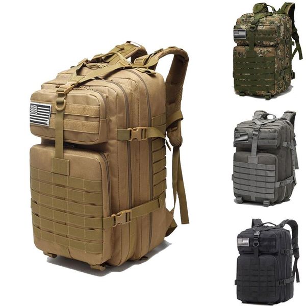 

outdoor bags camouflage sports backpack large capacity men's hiking travel tactical molle military