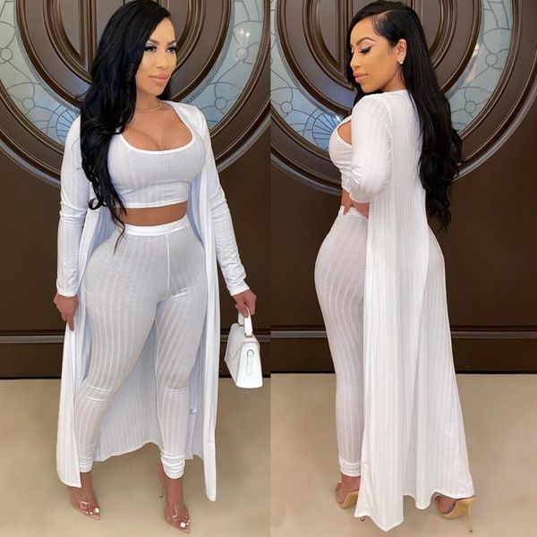 

women's tracksuits 3 piece set women three pieces sets summer clothes home suit clothing 2021, Gray